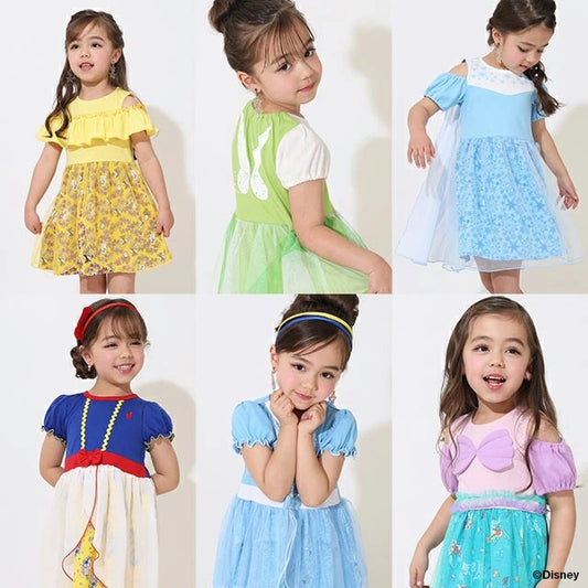 日本童裝 BDL x Disney Princess公主連身裙 90-130cm 女童款 夏季 DRESSES