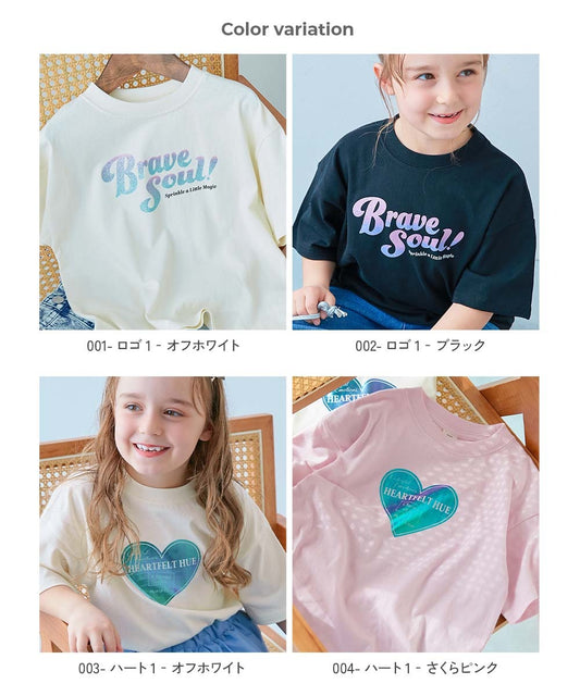日本童裝 dev!rock 印花短袖上衣 100-160cm 女童款 夏季 TOPS