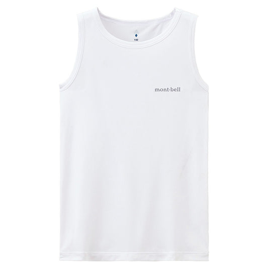 日本童裝 mont-bell 防UV/速乾系列/透氣/吸濕排汗/抗菌 無袖背心 140-160cm 夏季 TOPS