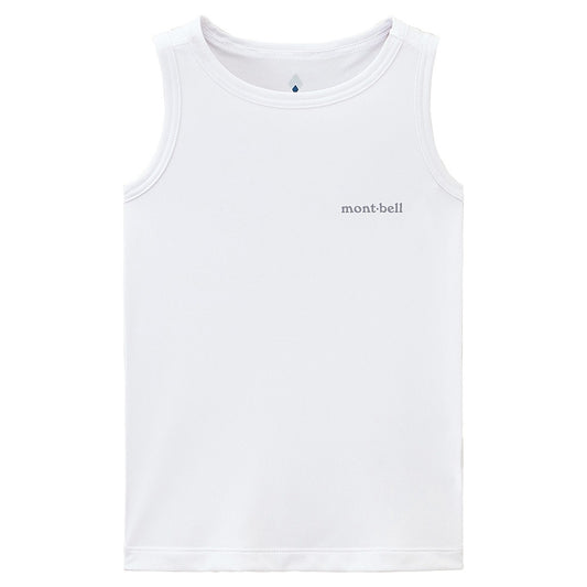 日本童裝 mont-bell 防UV/速乾系列/透氣/吸濕排汗/抗菌 無袖背心 100-130cm 夏季 TOPS