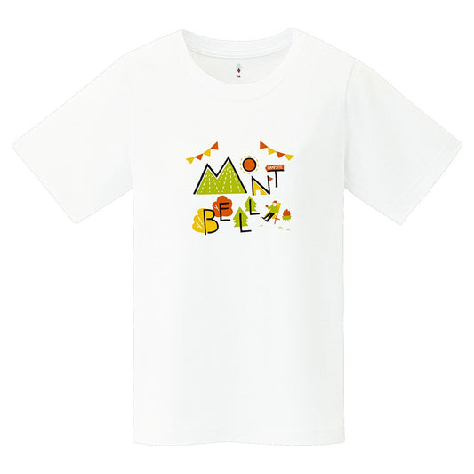 Japanese children's clothing mont-bell UV protection / quick-drying / durable / breathable / odor suppression route asking / forest show / Hokkaido killer whale pattern top XS-XL adult summer TOPS