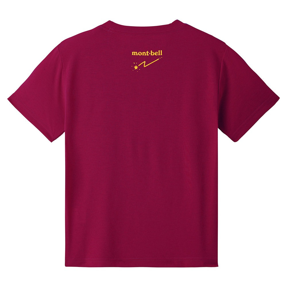 日本童裝 mont-bell 防UV/速乾系列/透氣 字母logoT恤 100-130cm 親子裝 夏季 TOPS