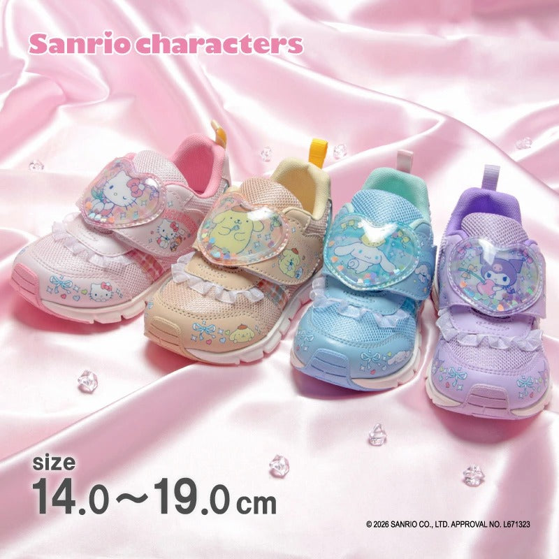 日本直送 moonstar x Sanrio 抗菌防臭 健康機能兒童鞋 14-19cm 鞋系列