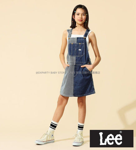 日本童裝 Lee 牛仔吊帶連身裙 130-160cm 男童款/女童款 夏季 DRESSES