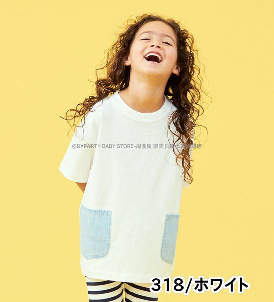 日本童裝 Lee 親子裝 畫家雙口袋短袖上衣 110-150cm 男童款/女童款 夏季 TOPS