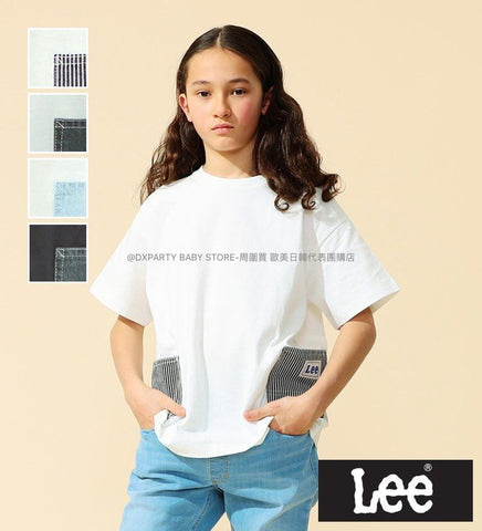 日本童裝 Lee 親子款 畫家雙口袋短袖上衣 110-150cm 男童款/女童款 夏季 TOPS