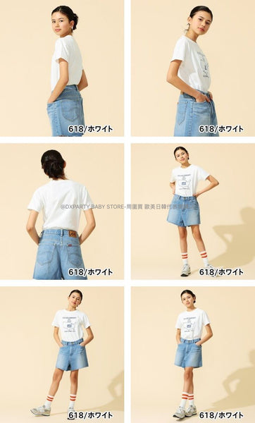 日本童裝 Lee 親子裝 印花短袖上衣 110-150cm 男童款/女童款 夏季 TOPS