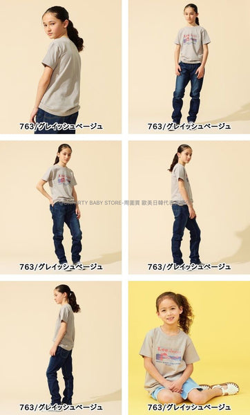 日本童裝 Lee 親子裝 印花短袖上衣 110-150cm 男童款/女童款 夏季 TOPS