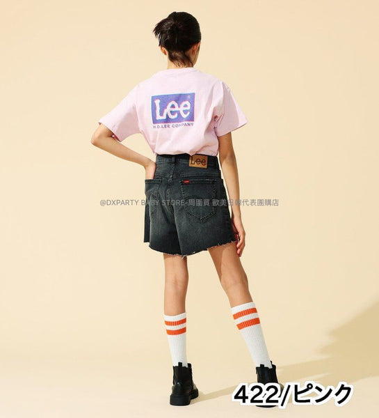 日本童裝 Lee 親子裝 背面印花短袖上衣 80-150cm 男童款/女童款 夏季 TOPS