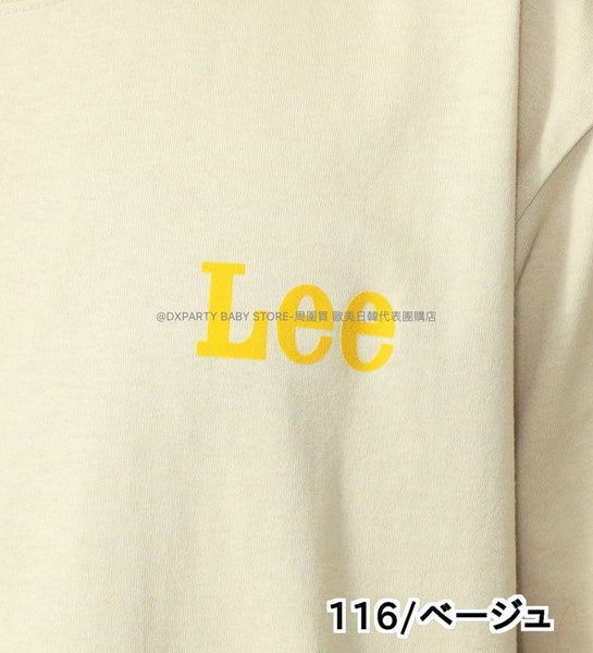 日本童裝 Lee 親子裝 鬥牛犬印花短袖上衣 S-XL 大人款-女士/男士 夏季 TOPS