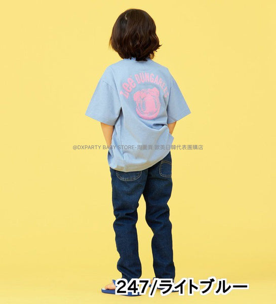 日本童裝 Lee 親子裝 鬥牛犬印花短袖上衣 110-150cm 男童款/女童款 夏季 TOPS