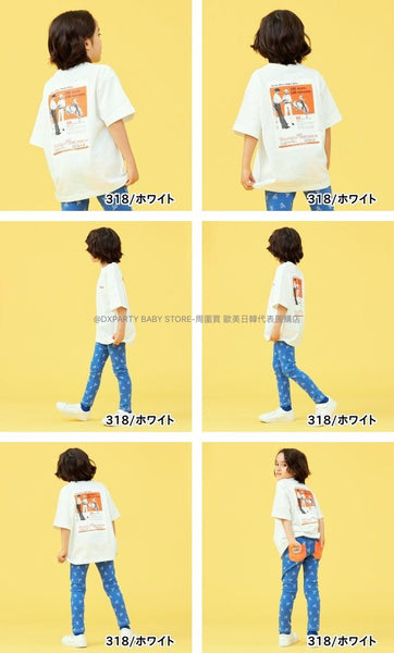 日本童裝 Lee 親子裝 背面印花短袖上衣 110-150cm 男童款/女童款 夏季 TOPS