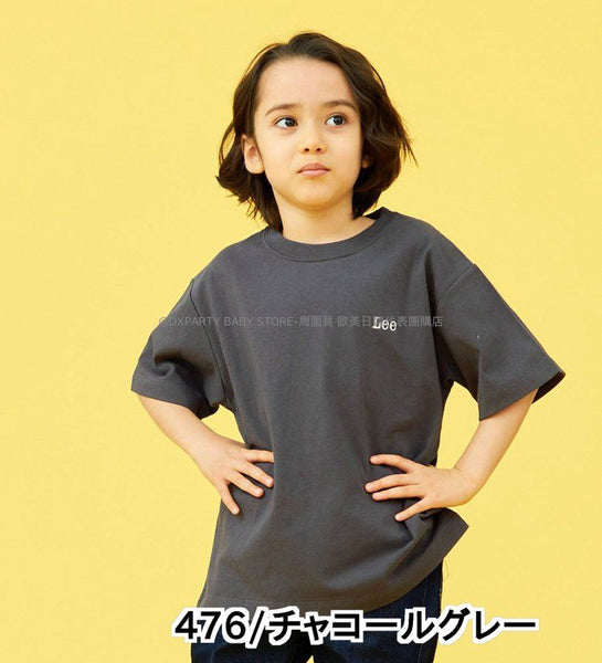 日本童裝 Lee 親子裝 背面印花短袖上衣 110-150cm 男童款/女童款 夏季 TOPS