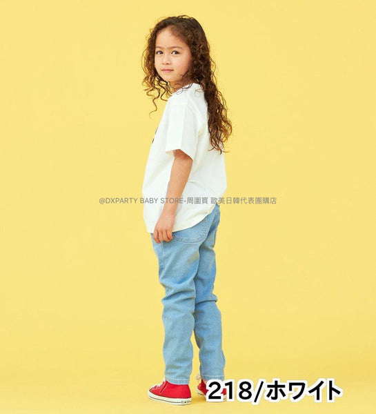 日本童裝 Lee 親子裝  LOGO短袖上衣 110-150cm 男童款/女童款 夏季 TOPS