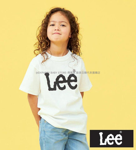 日本童裝 Lee 親子款  LOGO短袖上衣 110-150cm 男童款/女童款 夏季 TOPS
