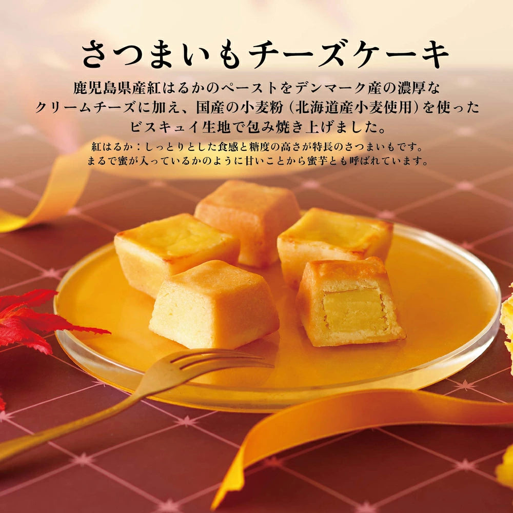 日本直送 資生堂PARLOUR 鹿兒島紅薯芝士蛋糕 3/6個 中秋節/萬聖節 限定手信