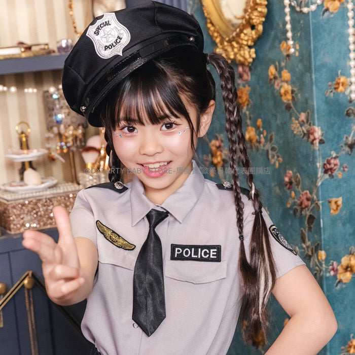 日本直送 女警120-140cm 女童款 萬聖節 Cosplay服裝 Halloween攪鬼特輯 AAA