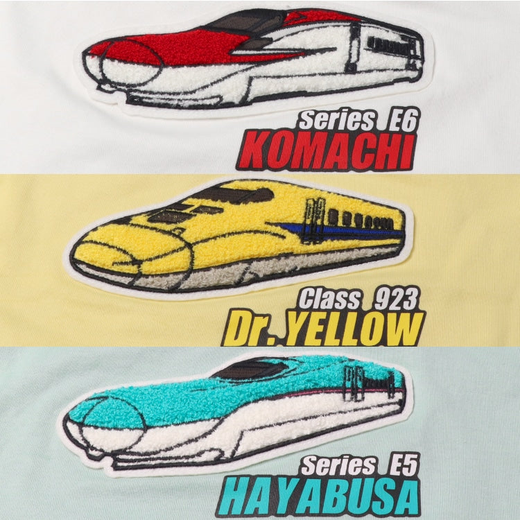 Moujonjon Hungry Heart JR Shinkansen Top (90-130cm) for Boys (Summer TOPS) (Railway Series)