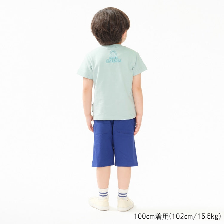 Moujonjon Hungry Heart JR Shinkansen Top (90-130cm) for Boys (Summer TOPS) (Railway Series)