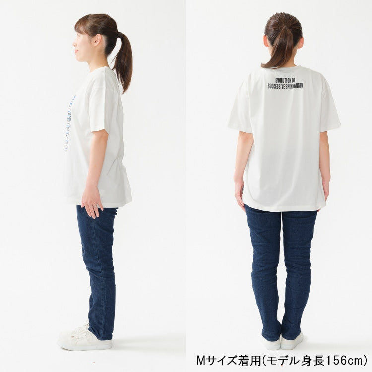 Moujonjon Hungry Heart JR Shinkansen Tops (90-130cm/ML) for Boys and Adults (Summer TOPS)