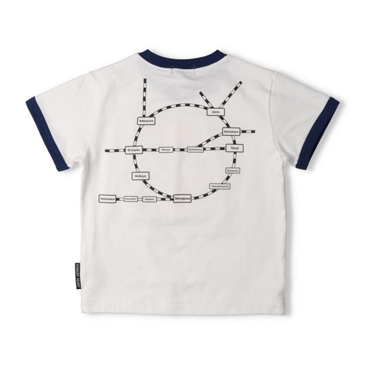 Moujonjon Hungry Heart JR Train Top (90-130cm) for Boys (Summer TOPS) (Railway Series)