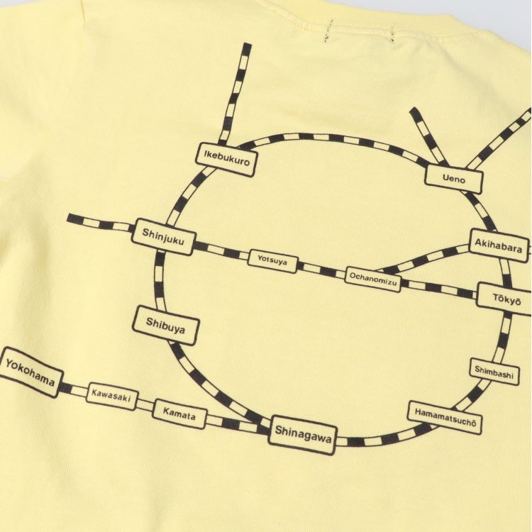 Moujonjon Hungry Heart JR Train Top (90-130cm) for Boys (Summer TOPS) (Railway Series)