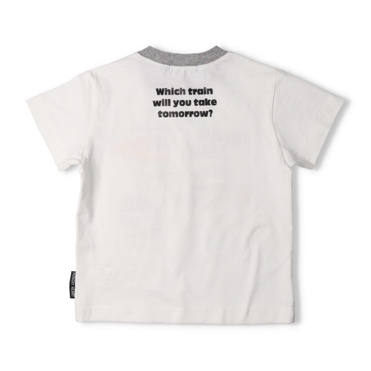 Moujonjon Hungry Heart Keikyu Electric Railway Train Top (90-130cm) for Boys (Summer TOPS, Railway Series)