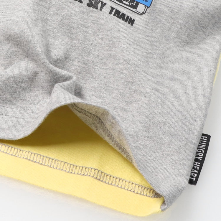 Moujonjon Hungry Heart Keikyu Electric Railway Train Top (90-130cm) for Boys (Summer TOPS, Railway Series)