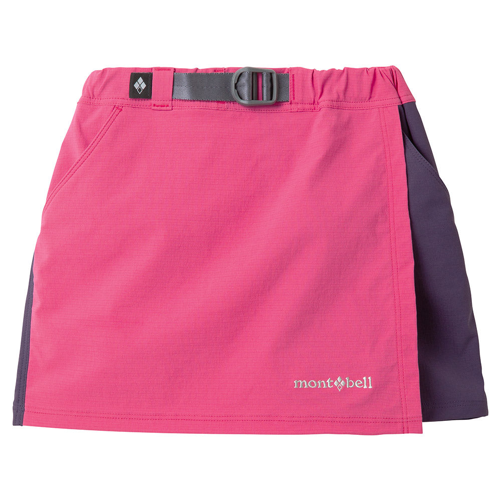 日本童裝 mont-bell 防水/彈性/輕巧 裙褲 100-120cm 女童款 四季 SKIRTS PANTS 裙/連身裙/裙褲