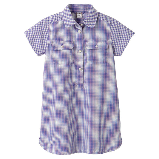 日本童裝 mont-bell 防UV/速乾系列 襯衫連身裙 100-120cm 女童款 夏季 DRESSES