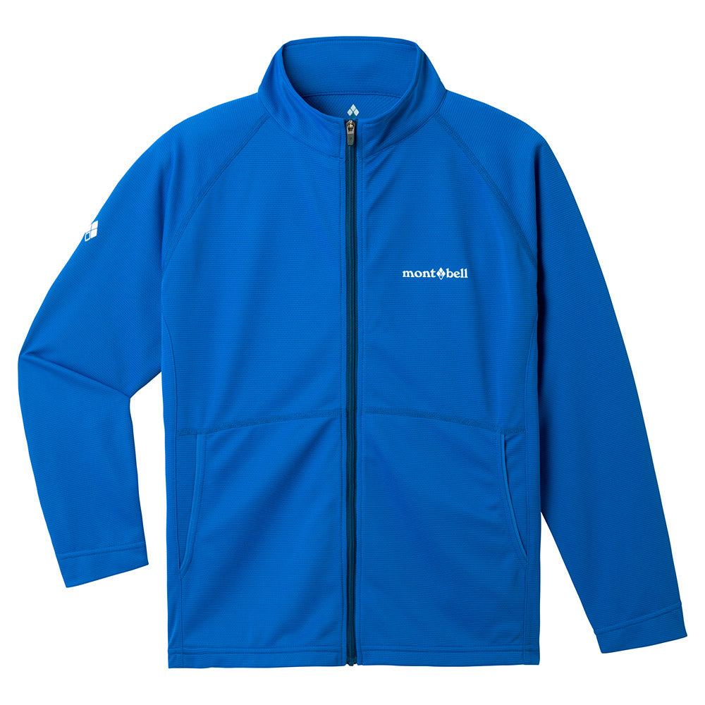 Japanese children's clothing mont-bell UV protection / high water absorption quick drying / breathable zipper jacket 130-160cm boys / girls summer outerwear
