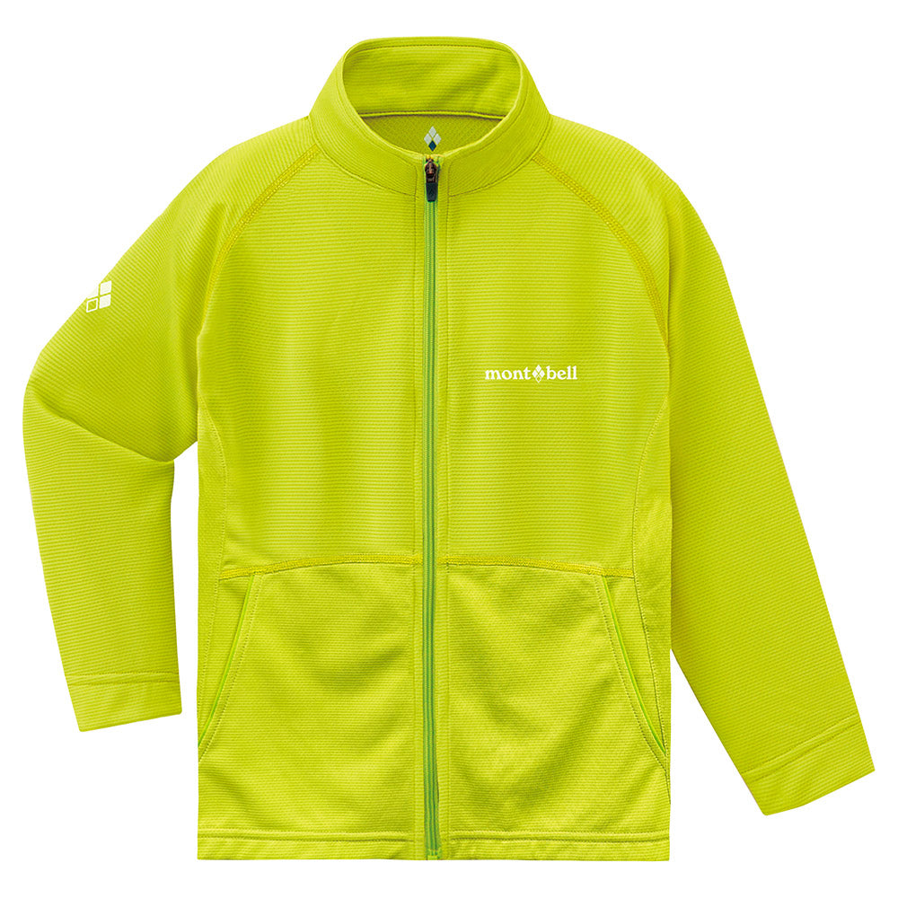 Japanese children's clothing mont-bell UV protection / high water absorption quick drying / breathable zipper jacket 100-120cm boys / girls summer outerwear