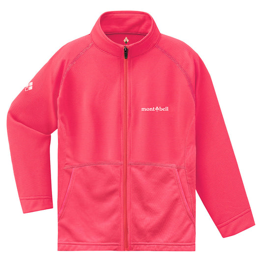 日本童裝 mont-bell 防UV/高吸水速乾/透氣 拉鍊外套 100-120cm 男童款/女童款 夏季 OUTERWEAR