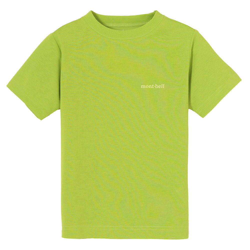 Mont-Bell (Japan) UV-Proof/Quick-Dry/Odor-Suppressing Tops (100-120cm) for Boys and Girls Summer