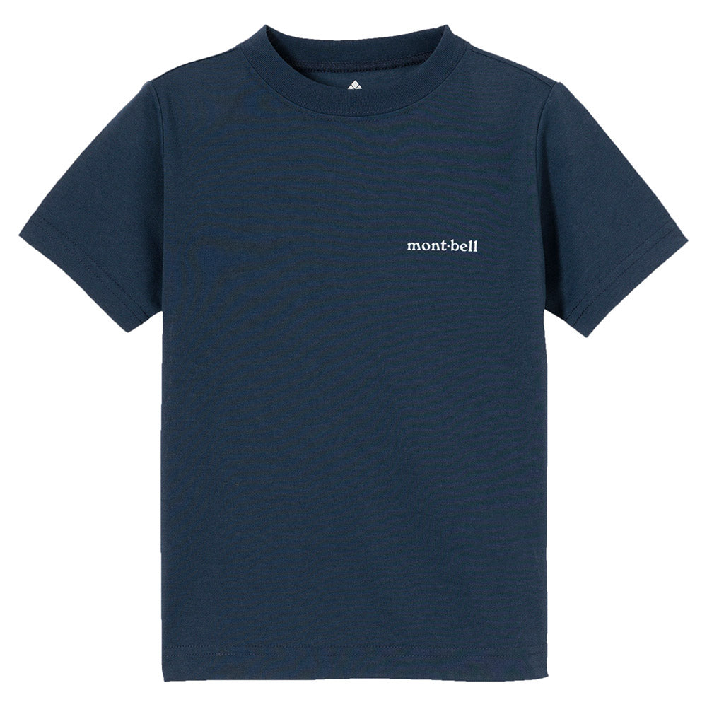 Mont-Bell (Japan) UV-Proof/Quick-Dry/Odor-Suppressing Tops (100-120cm) for Boys and Girls Summer