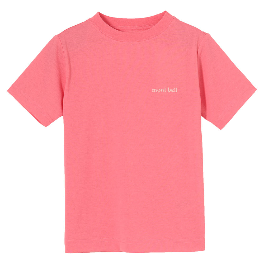 Mont-Bell (Japan) UV-Proof/Quick-Dry/Odor-Suppressing Tops (100-120cm) for Boys and Girls Summer