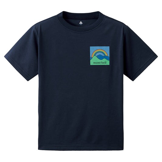 日本童裝 mont-bell 防UV/吸水速乾/抑制氣味 彩虹上衣 100-160cm 男童款/女童款 夏季 TOPS