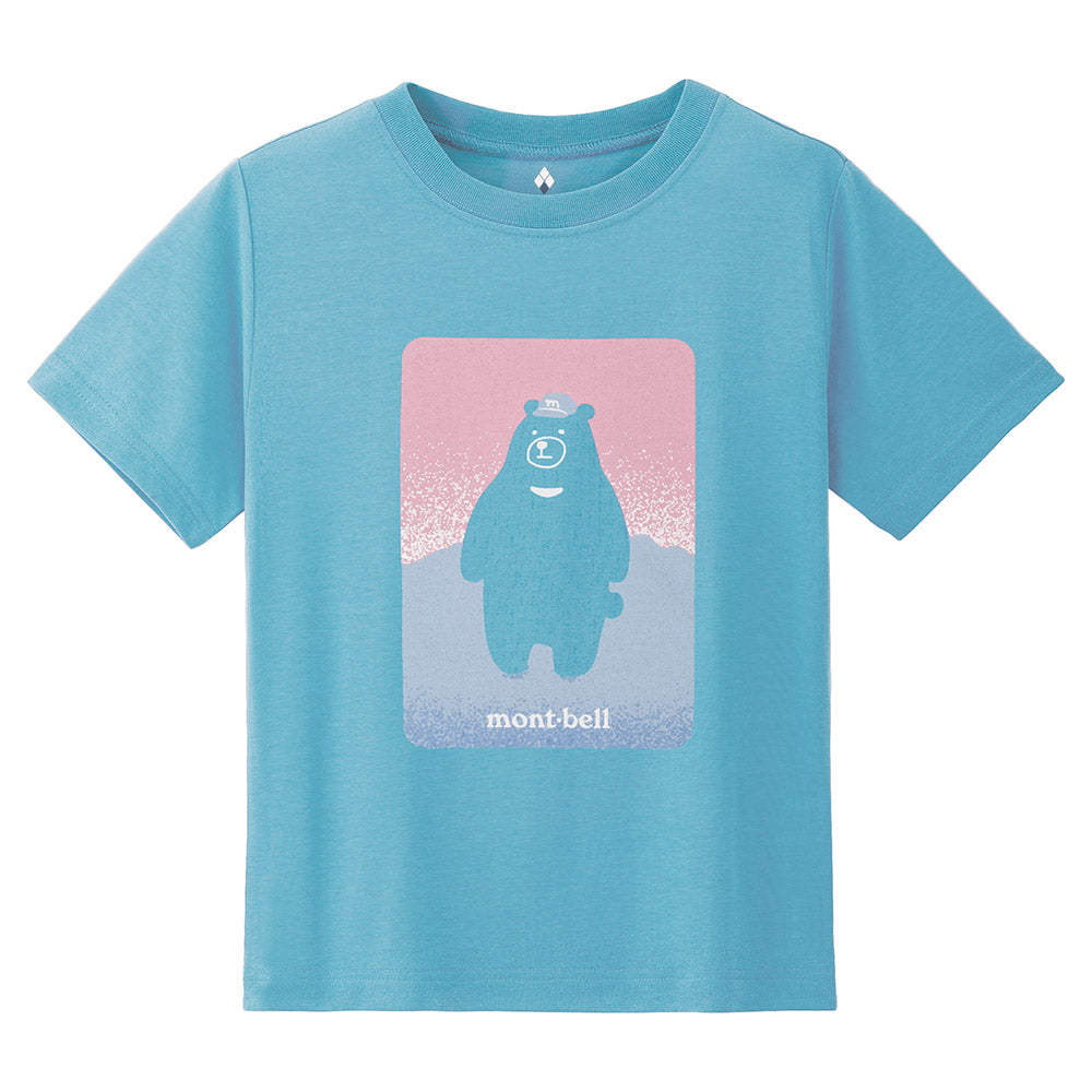 Mont-Bell (Japan) UV-Proof/Quick-Dry/Odor-Suppressing Bear Top (100-120cm) for Boys and Girls Summer
