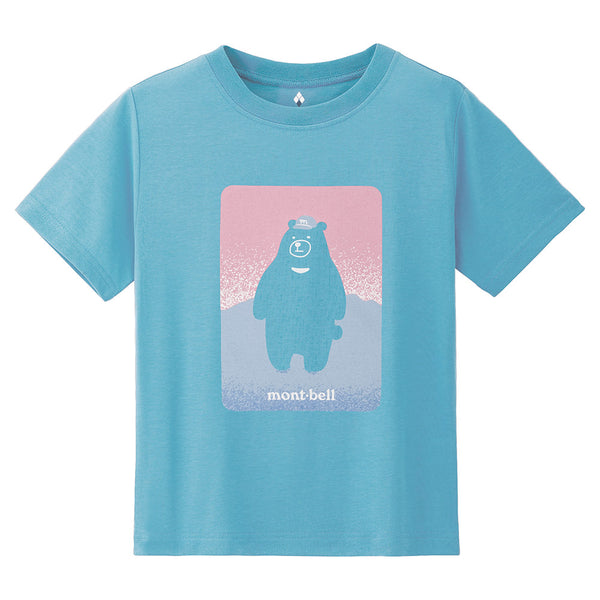 日本童裝 mont-bell 防UV/吸水速乾/抑制氣味 熊仔上衣 100-120cm 男童款/女童款 夏季