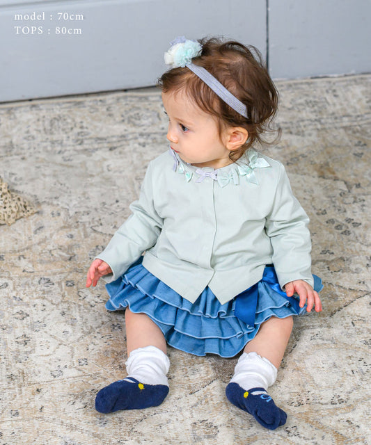 日本童裝 panpantutu 防UV 蝴蝶結外套 80-140cm 女童款 夏季 OUTERWEAR