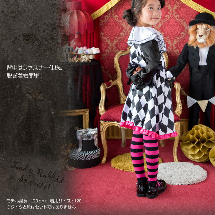 日本童裝 愛麗絲夢遊仙境 兔夫人 120-140cm 女童款 萬聖節 Cosplay服裝 Halloween攪鬼特輯 AAA