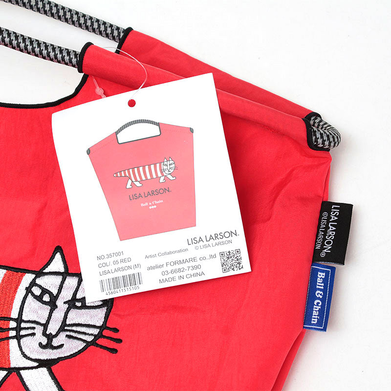 Ball&Chain Embroidered Eco Bag Size L Bag Series Direct from Japan