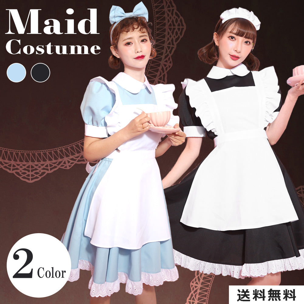 日本直送 愛麗絲夢遊仙境 Alice M-XL 大人款 萬聖節 Cosplay服裝 Halloween攪鬼特輯