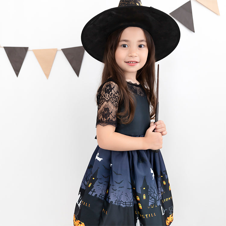 日本童裝 小魔女 110-130cm 女童款 萬聖節 Cosplay服裝 Halloween攪鬼特輯