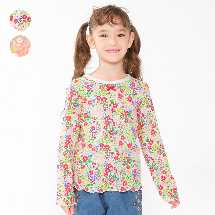Japanese Moujonjon Floral Tops 80-140cm Girls Summer TOPS