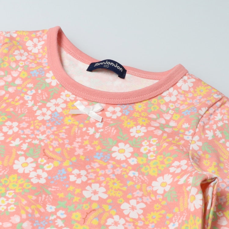 Japanese Moujonjon Floral Tops 80-140cm Girls Summer TOPS