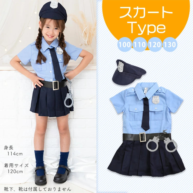 Japanese direct delivery little witch 110-140cm girls Halloween cosplay costume Halloween ghost special