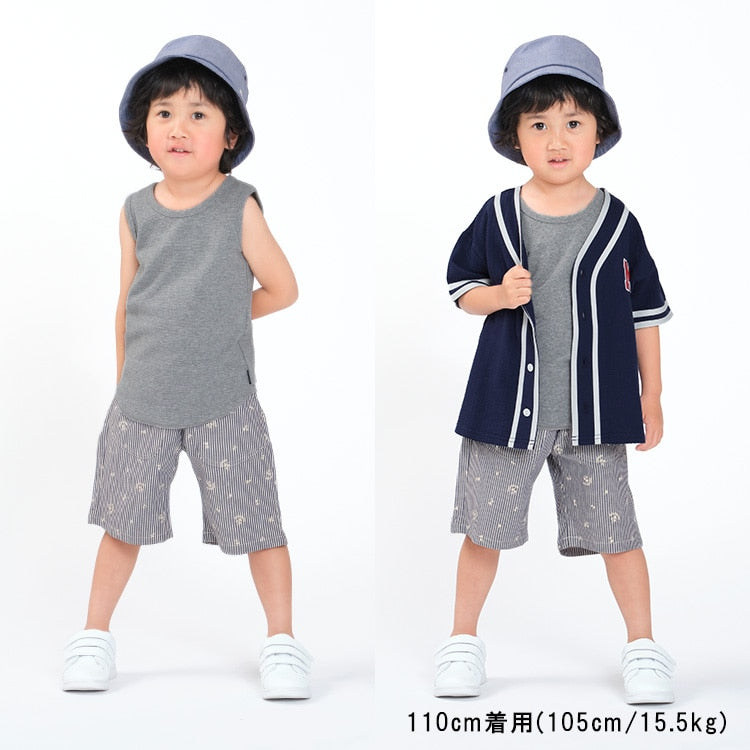 Moujonjon Japanese-made vest for boys (90-140cm) (Summer TOPS)