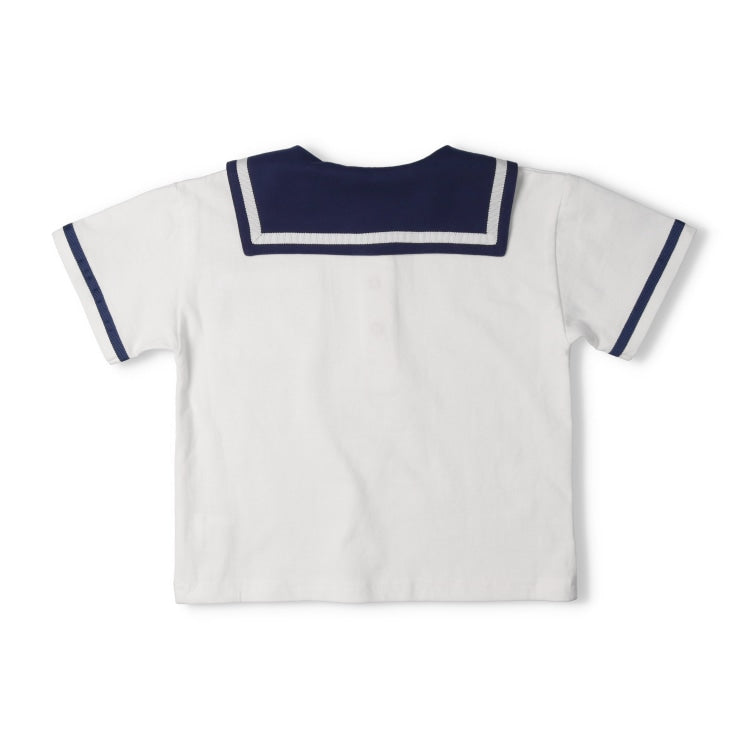 Japanese Moujonjon Sailor-Style Tops (80-120cm) for Boys (Summer)