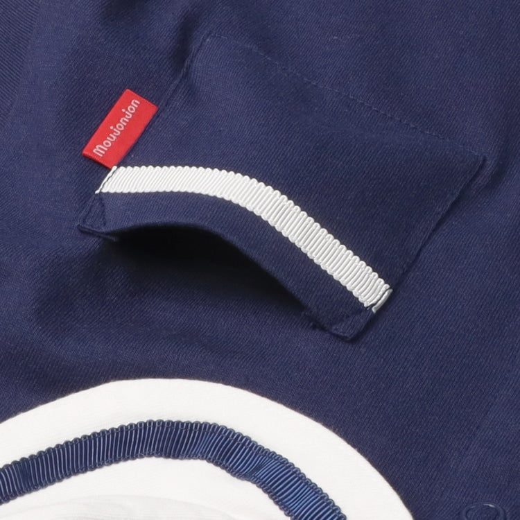 Japanese Moujonjon Sailor-Style Tops (80-120cm) for Boys (Summer)